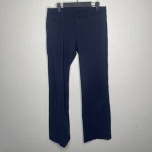 Athleta Womens Pants Size 6 Navy Blue Straight Leg Mid Rise Casual Wear